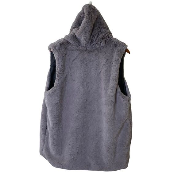 Women’s Long Faux Fur Vest Sz M - Picture 5 of 9